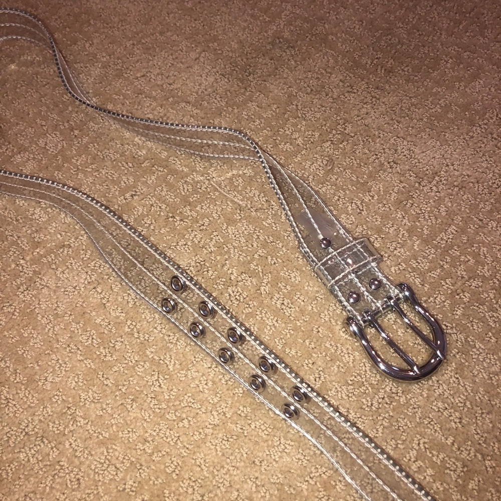Urban Outfitters Clear Belt